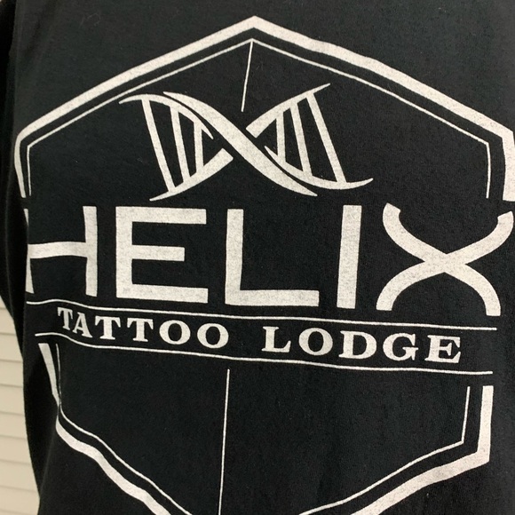 Helix Tattoo Shop T-Shirt - Picture 2 of 4